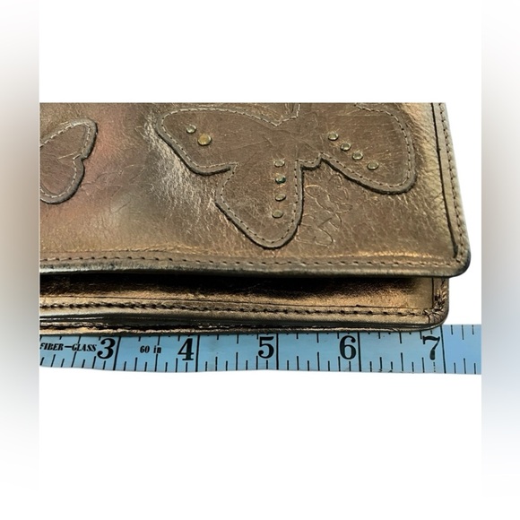Vintage Fossil Butterfly Trifold Wallet - Picture 7 of 7